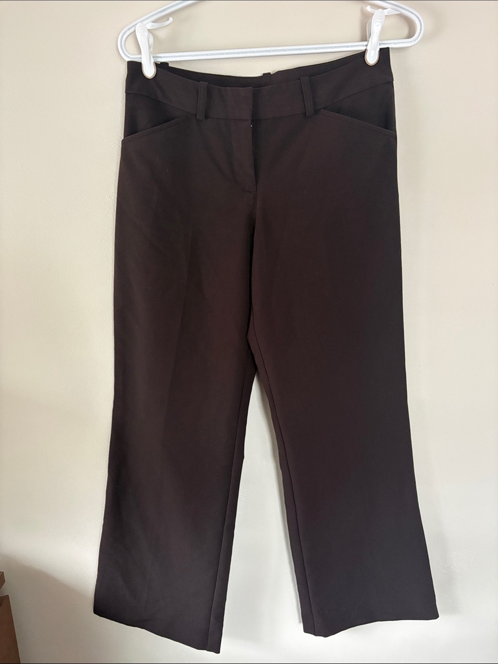 Worthington Brown Wide-Leg Dress Pants